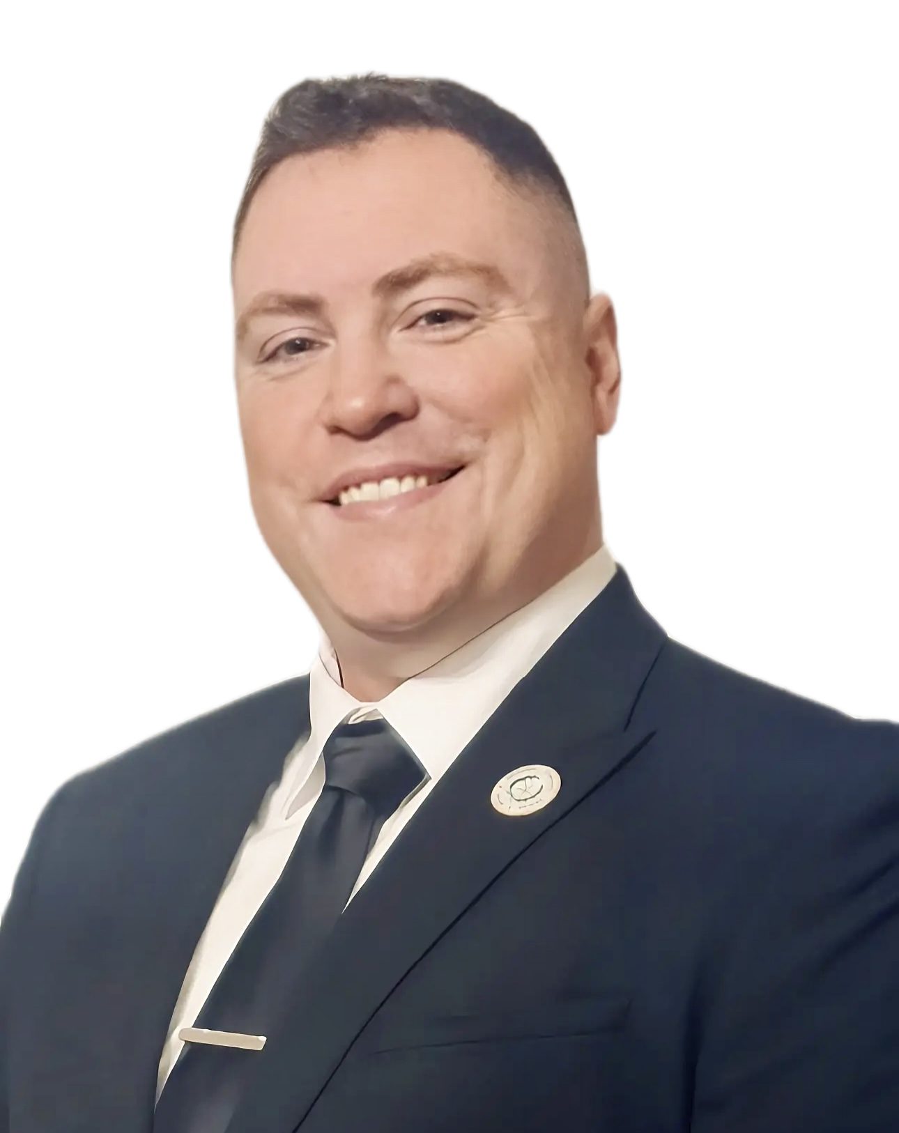 Waist-up portrait of Nick Pappas, candidate for Denton County Judge.